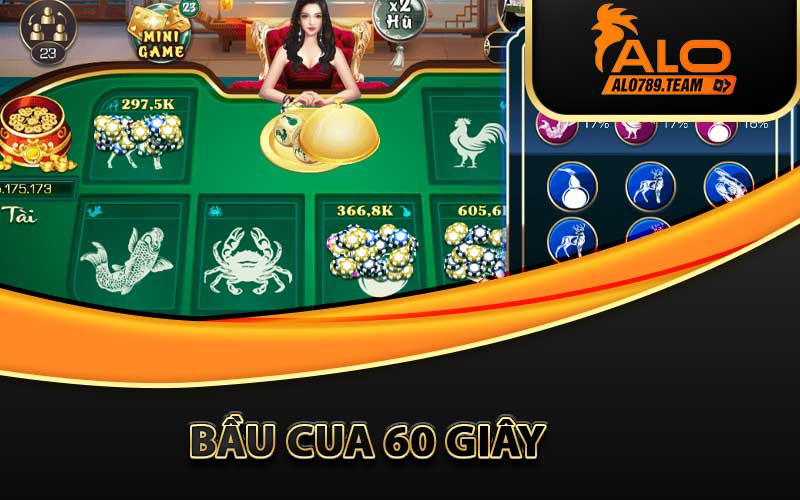 bầu cua 60 giây